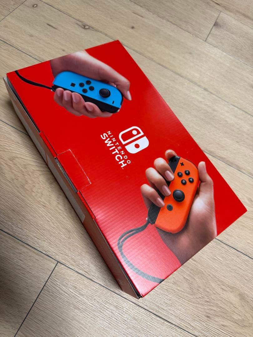 Nintendo Switch 本体 青/オレンジ Joy-Con ケース付き