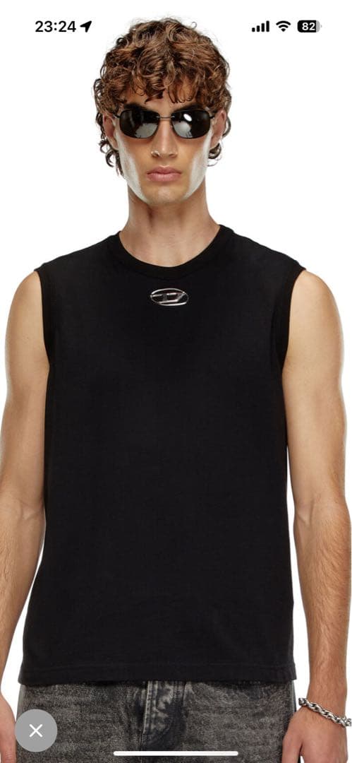 DIESEL ノースリーブ トップス