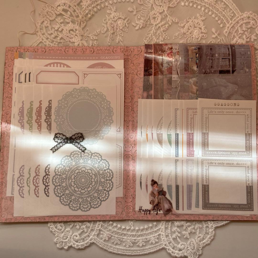 おすそ分けファイル8点セット (国内外マステ100枚付き)