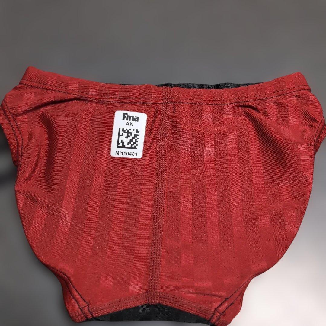 Mizuno FINA認証 競泳水着 S 赤/黒