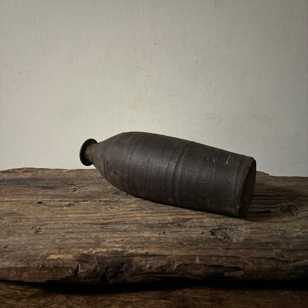 鬼の腕　徳利　壺屋焼　琉球　南蛮　壷　骨董　花入　古道具　古民芸　種子島検:李朝