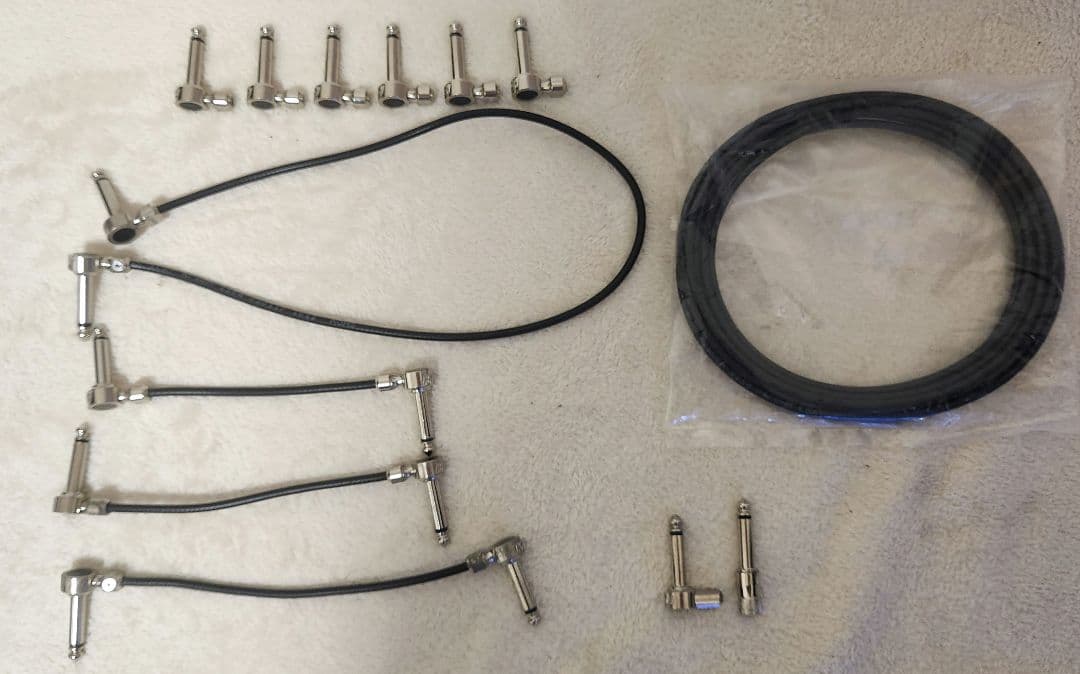 【HKM ソルダーレスプラグL字×14個 】+ 【 BELDEN 8218】