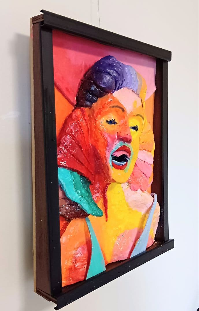 「塗って笑って」（未来絵画）