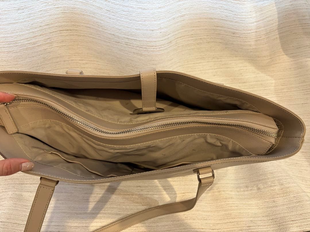 【姉妹ママさん専用】agnes b. アニエスベー バッグ ベージュ トートバッ