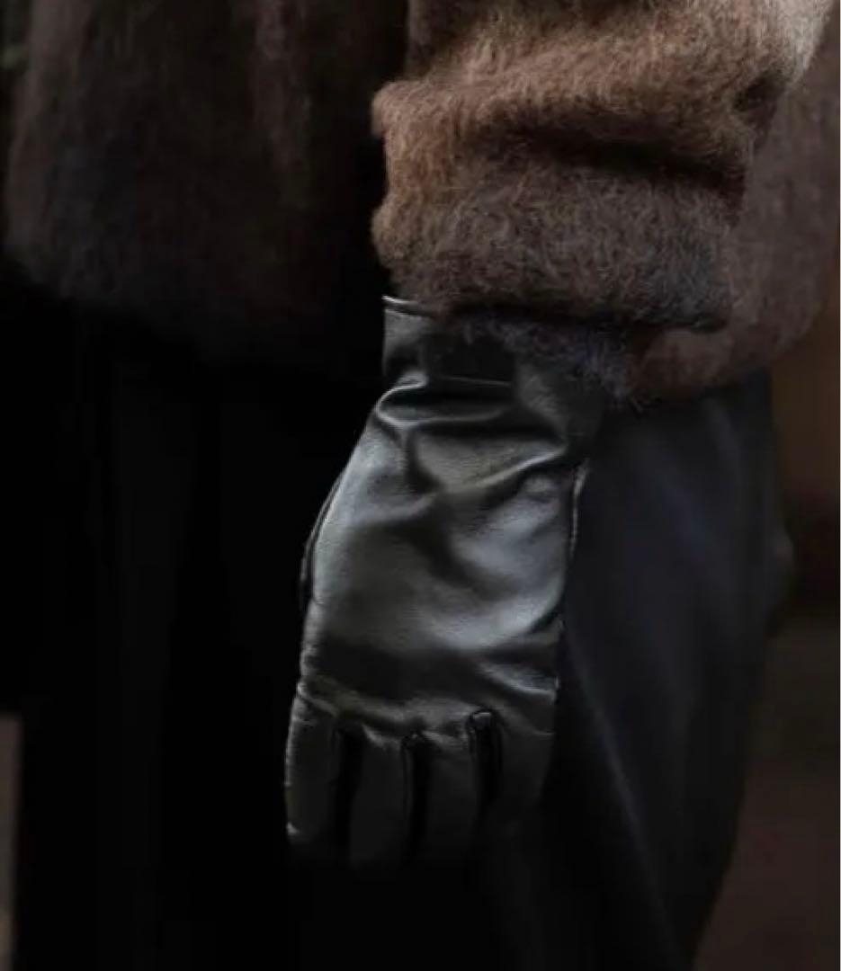 【完売品】stein LEATHER GLOVE BLACK