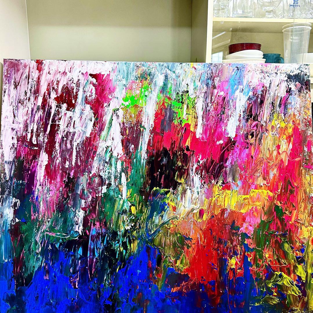 90✖️70cm アクリル画