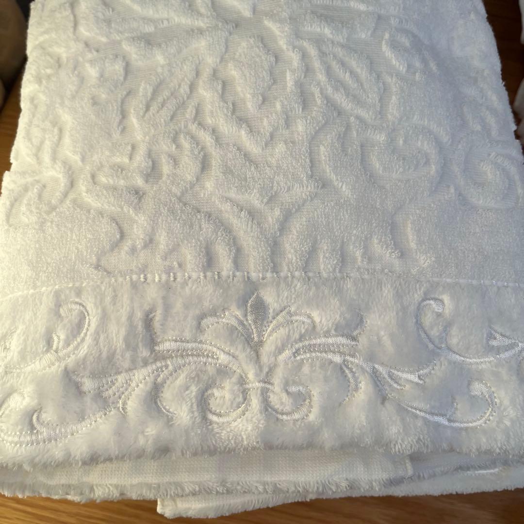 高級 御白金浴巾 バスタオル 4枚セット 小原 訳あり 今治 高級大判バスタオル