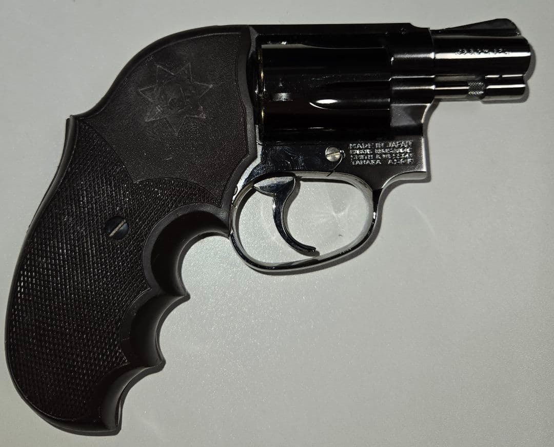 ふかぢゃ S&W M36 特殊グリップ付きトワイライトクローム