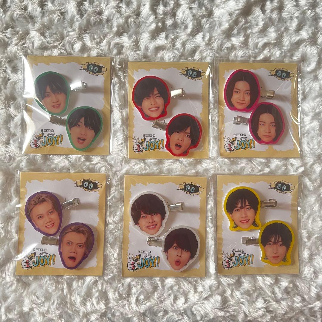 7 MEN 侍 and JOY! ヘアクリップ 6個セット