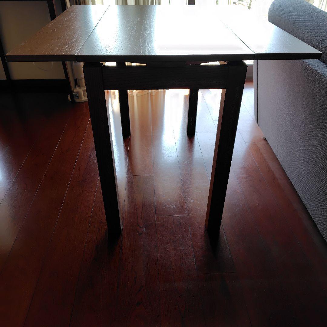 a☆折りたたみ式 テーブル送料込90✕90(50)✕74イケア