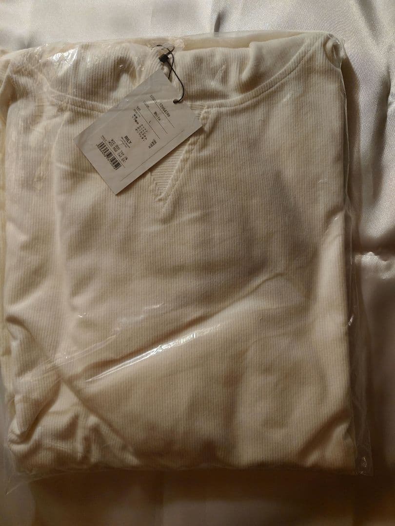 RILY　コーデュロイパーカー　白　サイズL