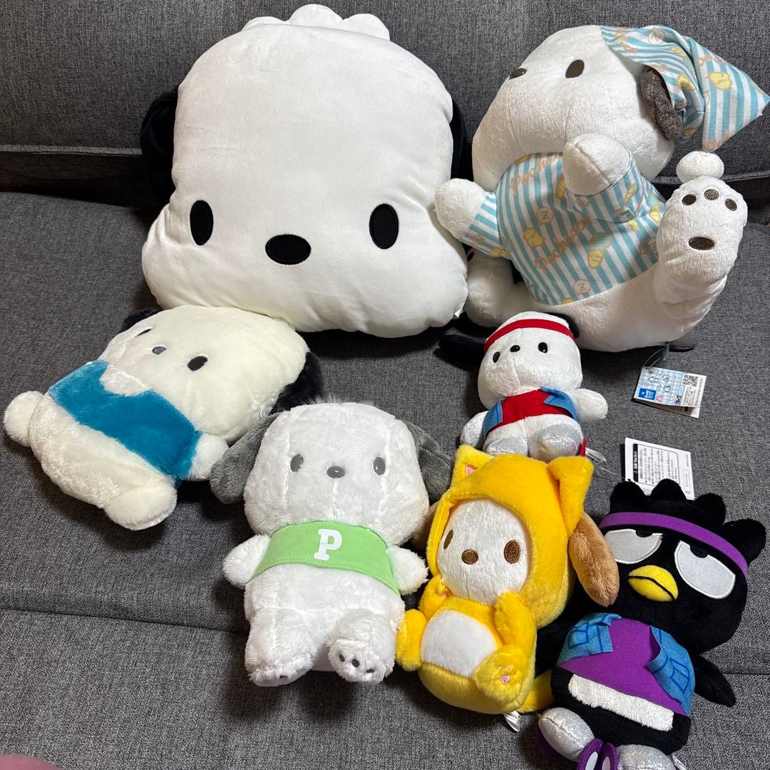 大量36個♡Sanrio ポチャッコぬいぐるみ＆貯金箱などグッズまとめ売り