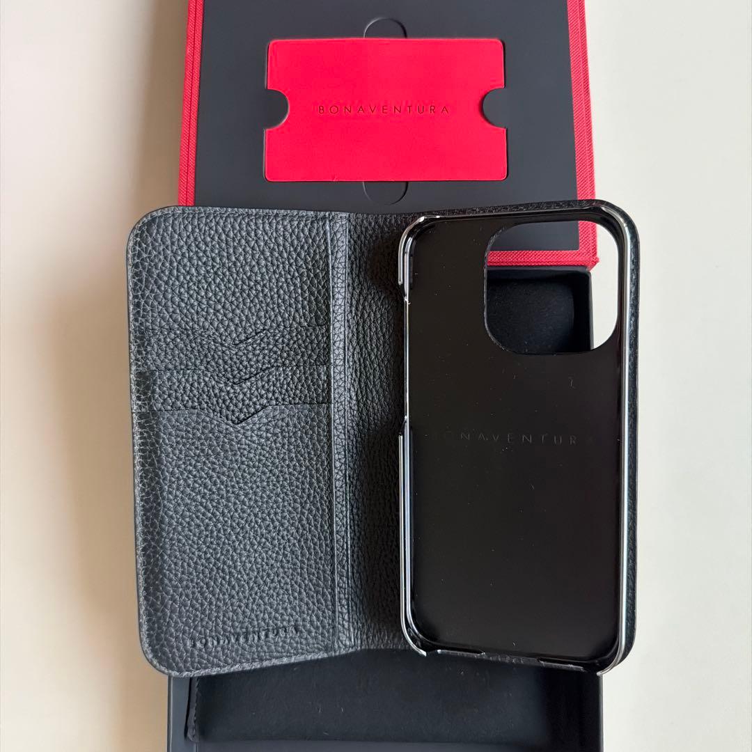 BONAVENTURA iPhone15pro用手帳型ケース