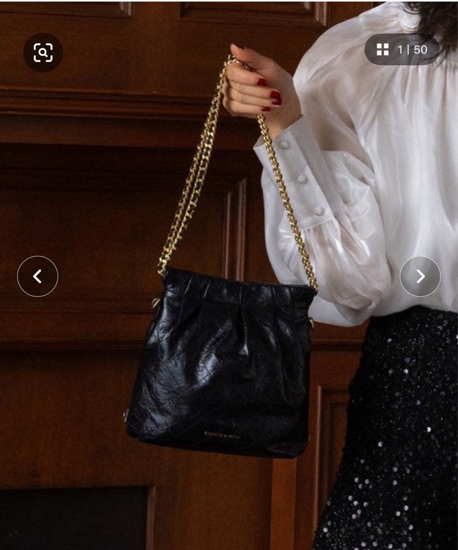 CHARLES&KEITH Duoドゥオ チェーンハンドルツーウェイバックパック