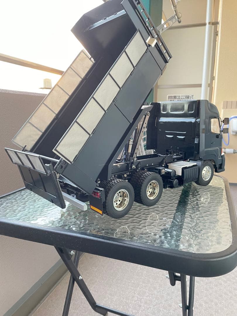 タミヤ1/14 日野プロフィア ダンプアクチュエーター付きフルオペ　ムネトラ