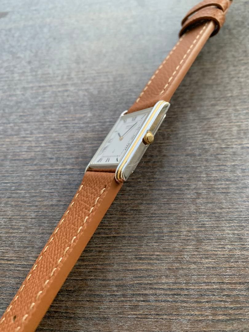 Vintage seiko tank セイコー　タンク　腕時計　メンズ　シャリオ