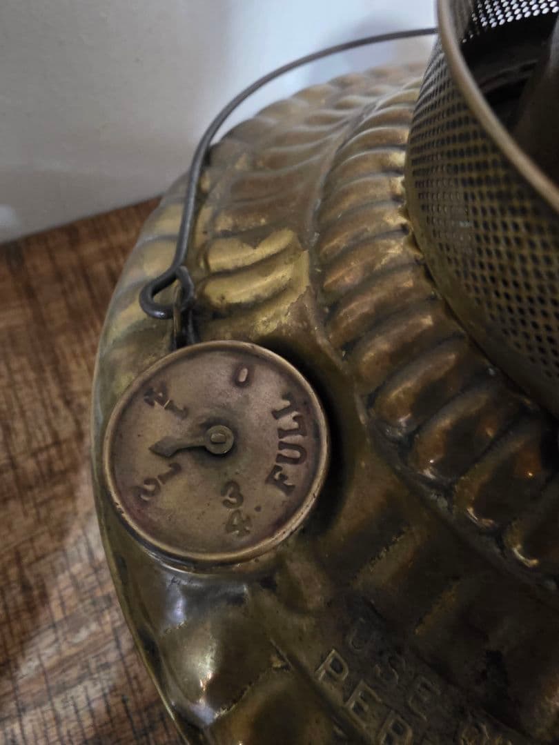 v*e様 激レア　美品　パーフェクション 　ビンテージストーブ　真鍮タンク