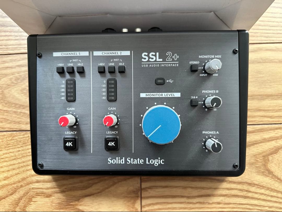 Solid State Logic SSL2+ USBオーディオインターフェイス