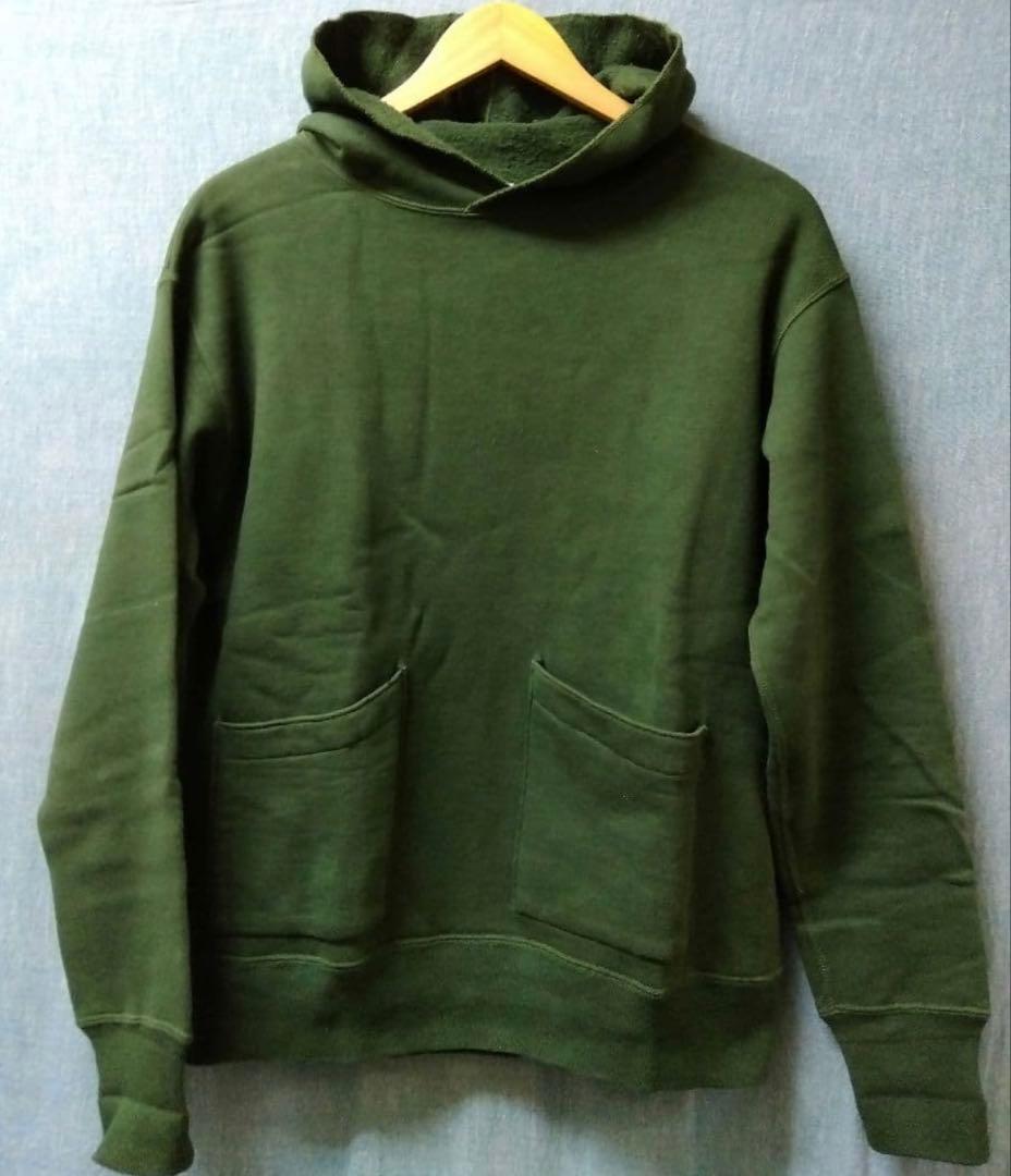 ウエアハウス 453 セパレート ポケット フーディー グリーン 40