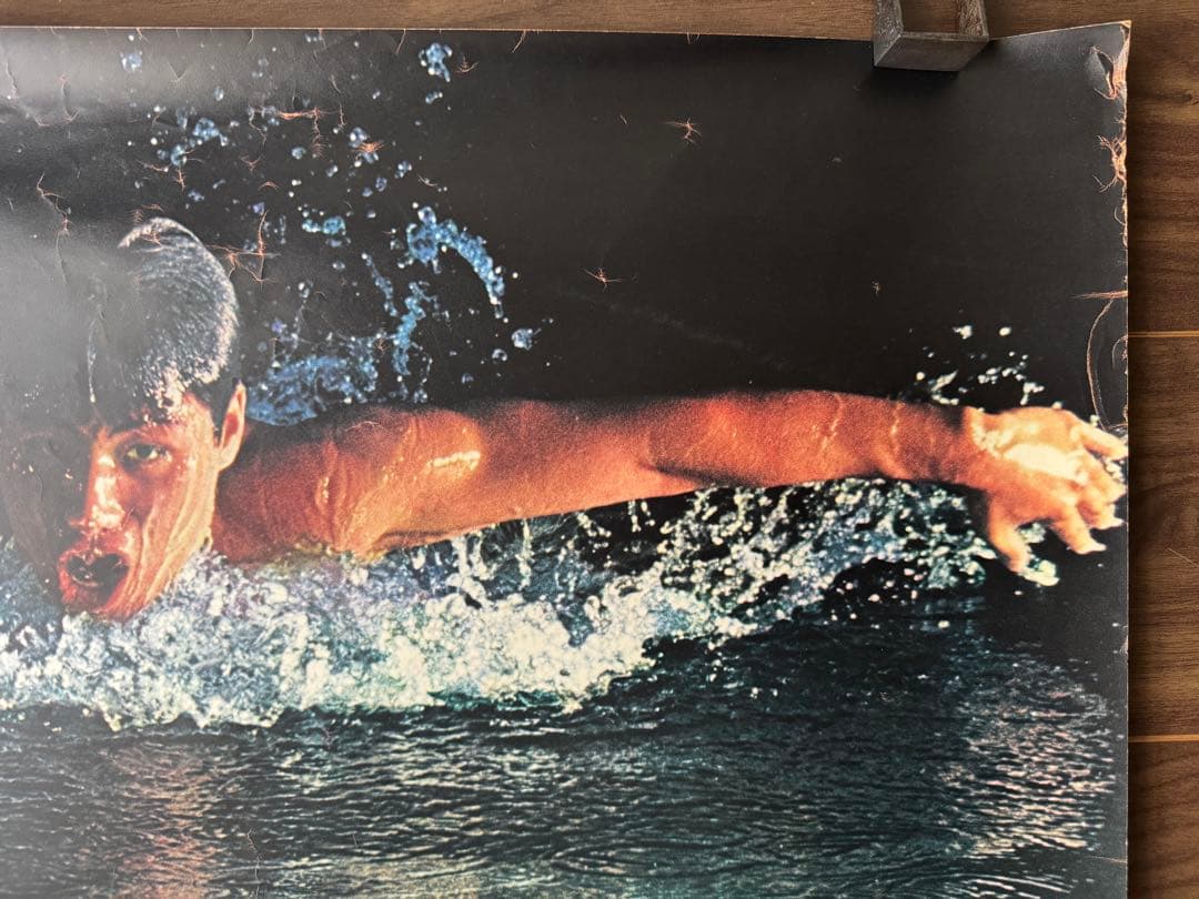 【希少】東京オリンピック 1964 水泳大判B1ポスター 亀倉雄策（当時もの）