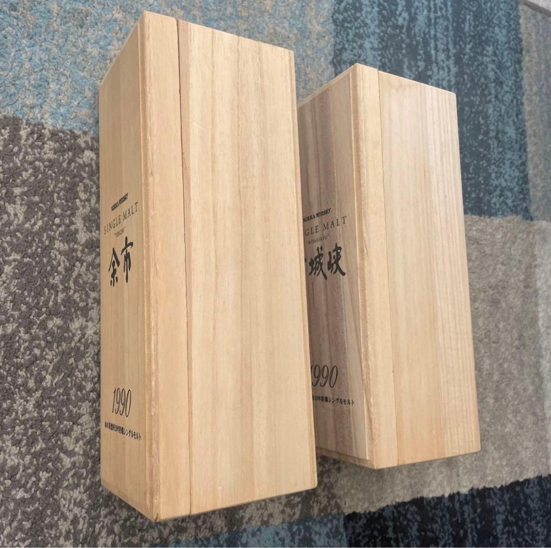 ニッカウヰスキー　余市・宮城峡　1990年木箱