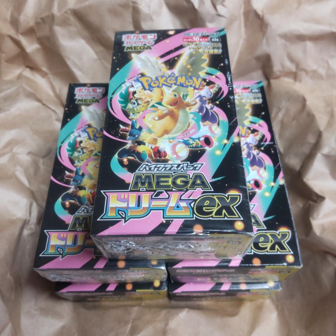 ポケモンカードゲームMEGAドリームEX ５Box