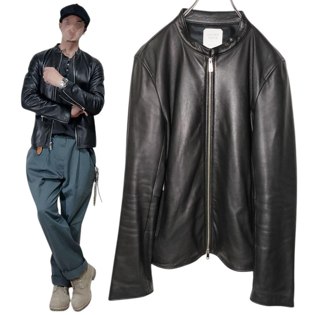 UNITEDTOKYO ユナイテッドトウキョウ シープスキンレザージャケット L