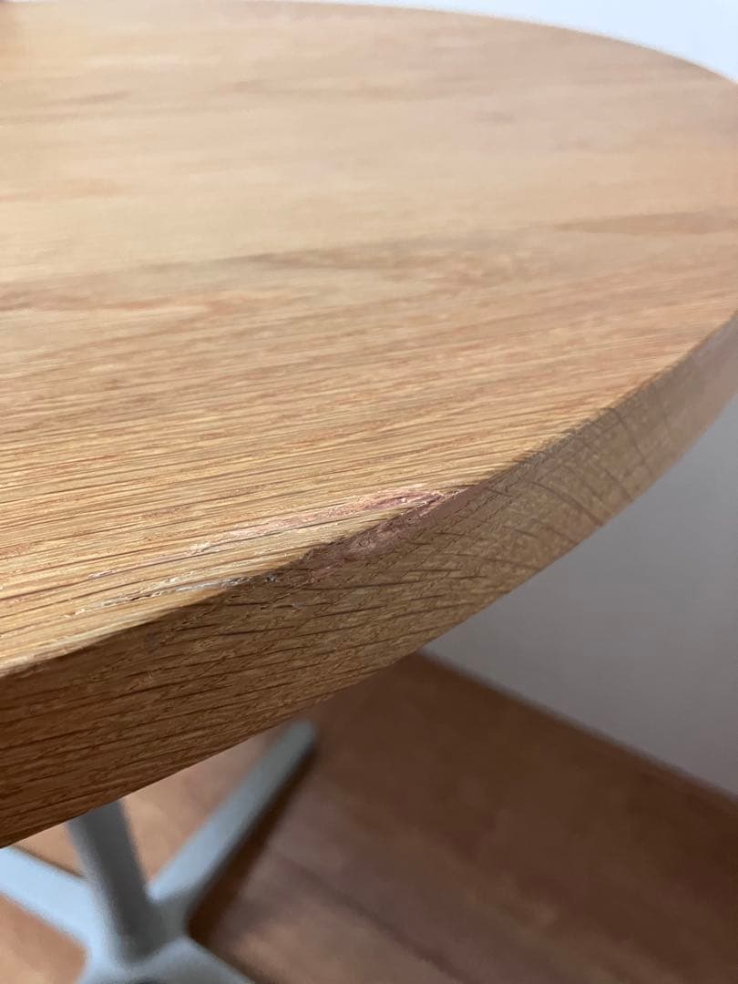 gleeniche ラウンドカフェテーブル 70 円形　丸　オーク　無垢