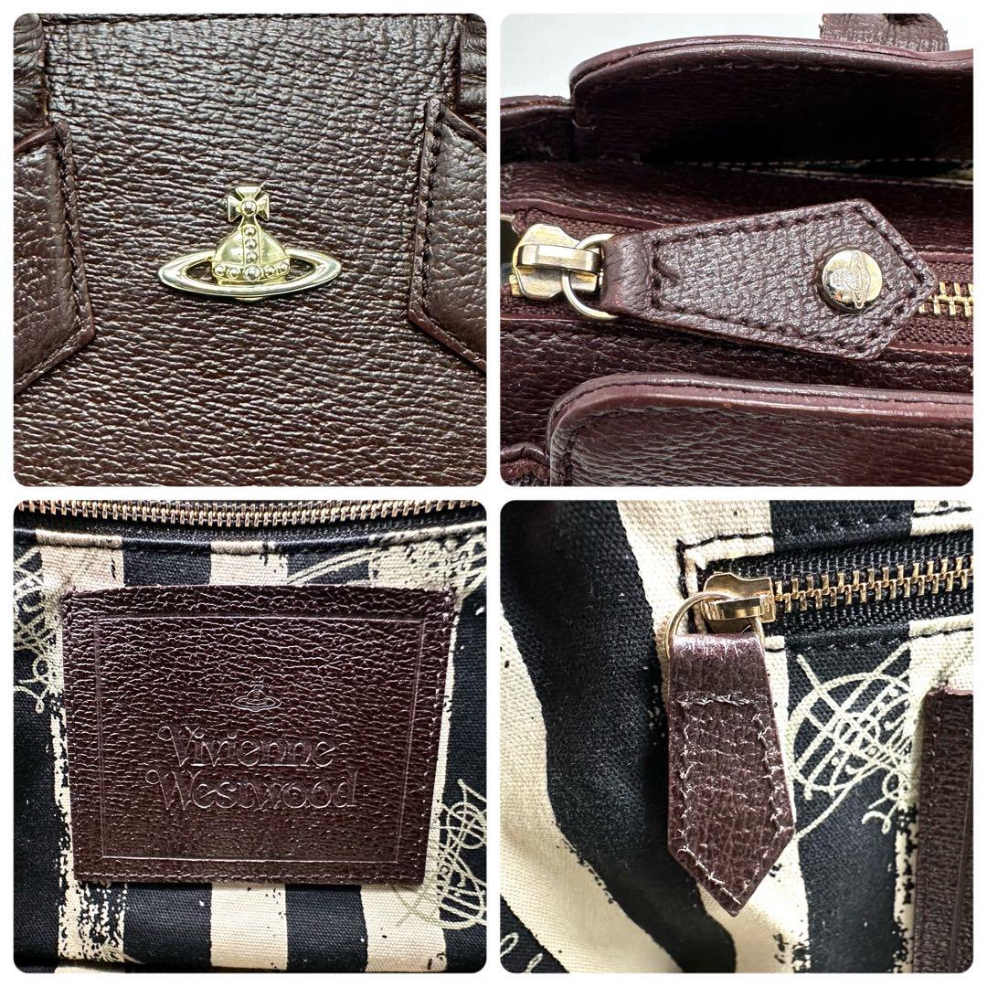 ヴィヴィアンウエストウッド　EXECUTIVE ハンドバック オーブ ブラウン