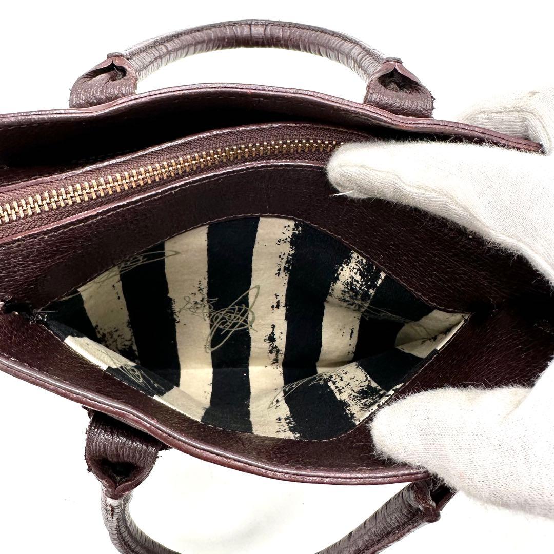 ヴィヴィアンウエストウッド　EXECUTIVE ハンドバック オーブ ブラウン