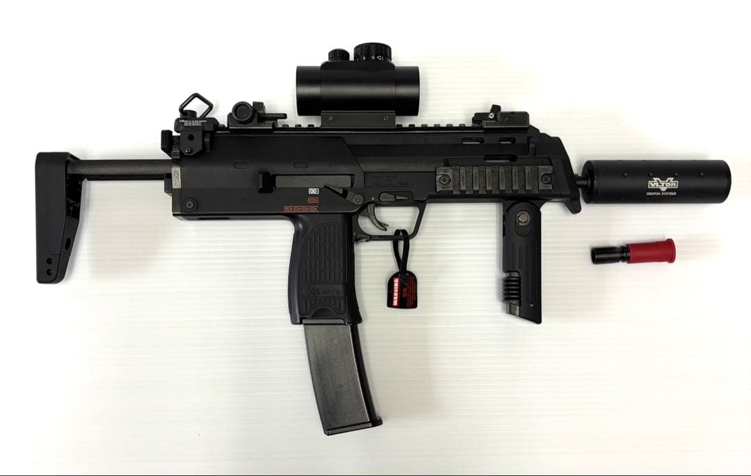 東京マルイMP7A1 電動コンパクトマシンガン+ドットサイト+サプレサー