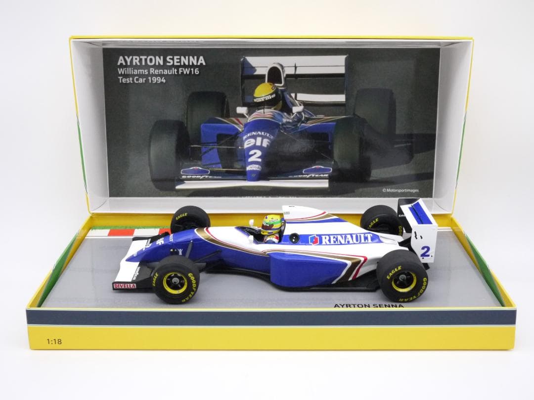 1/18 ウィリアムズ FW16 ポールリカール A.セナ Minichamps