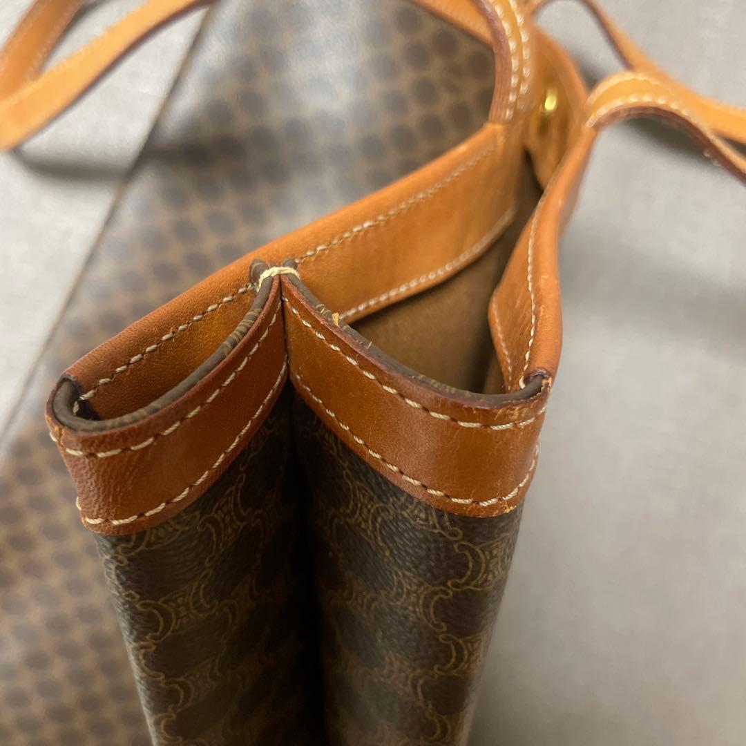 値下げ　セリーヌ　トートバック　マカダム柄