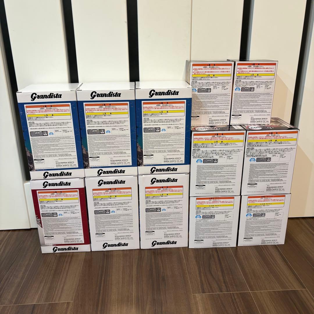 鬼滅の刃　フィギュア　グランディスタ　猗窩座　童磨　富岡義勇　煉獄杏寿郎