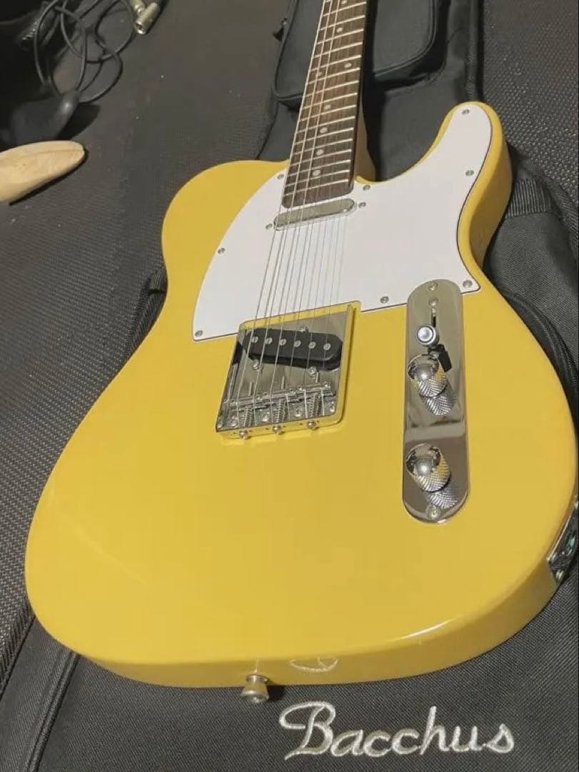 【美品】テレキャスター(バッカス) バタースコッチ色/バッカス純正ギグバッグ付き