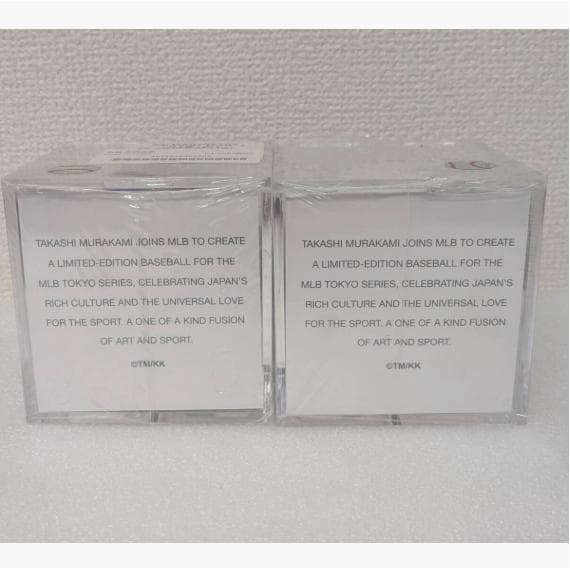 村上隆 MLB コラボ 東京シリーズ ドジャース カブス レプリカボール 2個