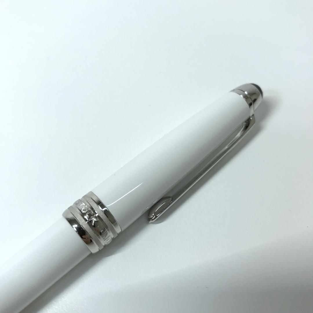 【ほぼ未使用】MONTBLANC マイスターシュテュック ホワイトソリテール