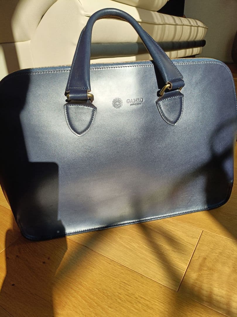 GANZO GUD ネイビー ブライドルレザー