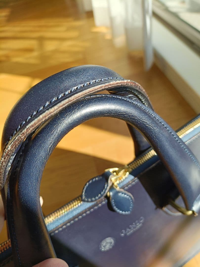 GANZO GUD ネイビー ブライドルレザー