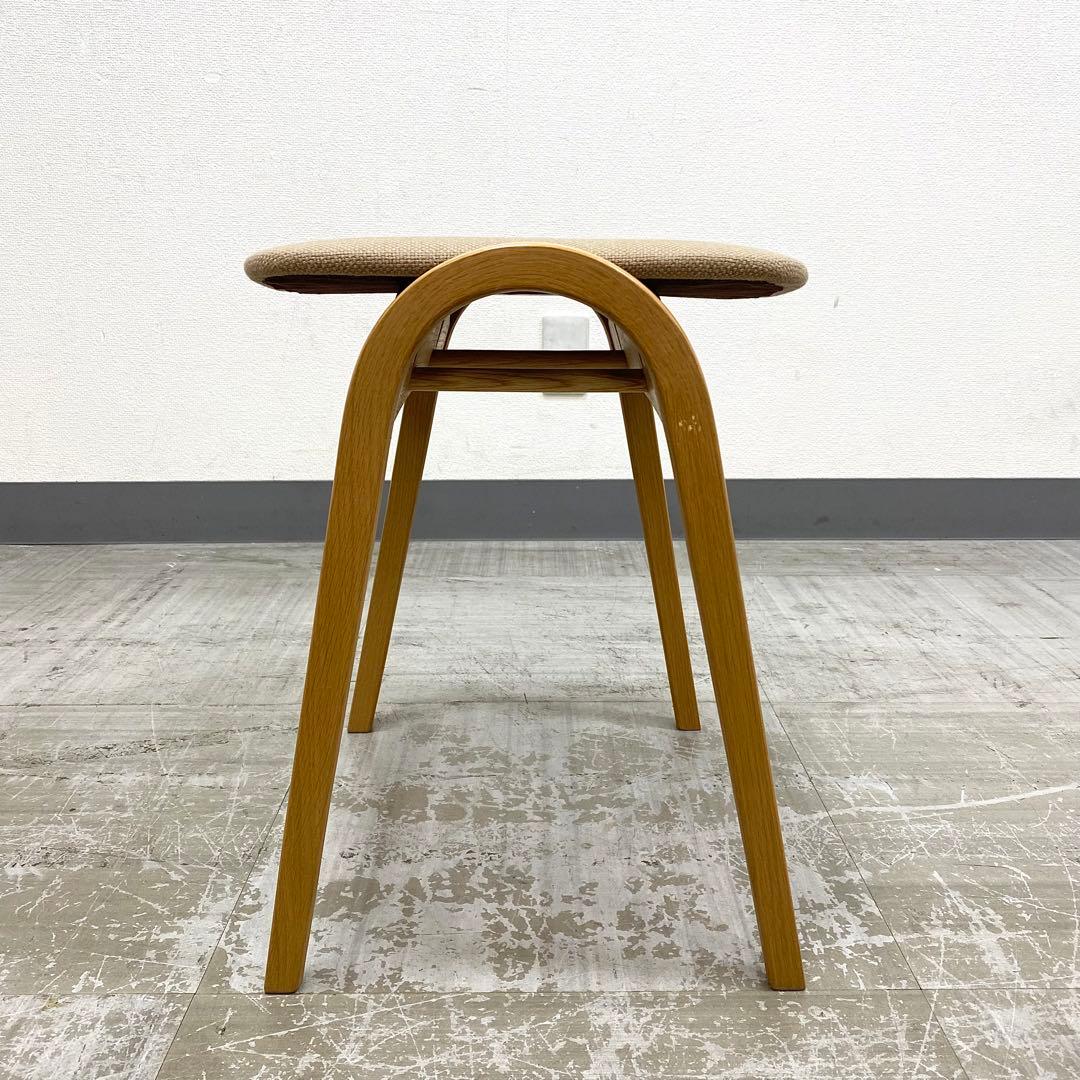 秋田木工 No.202 スツール ナラ材 スタッキングチェア 椅子 4