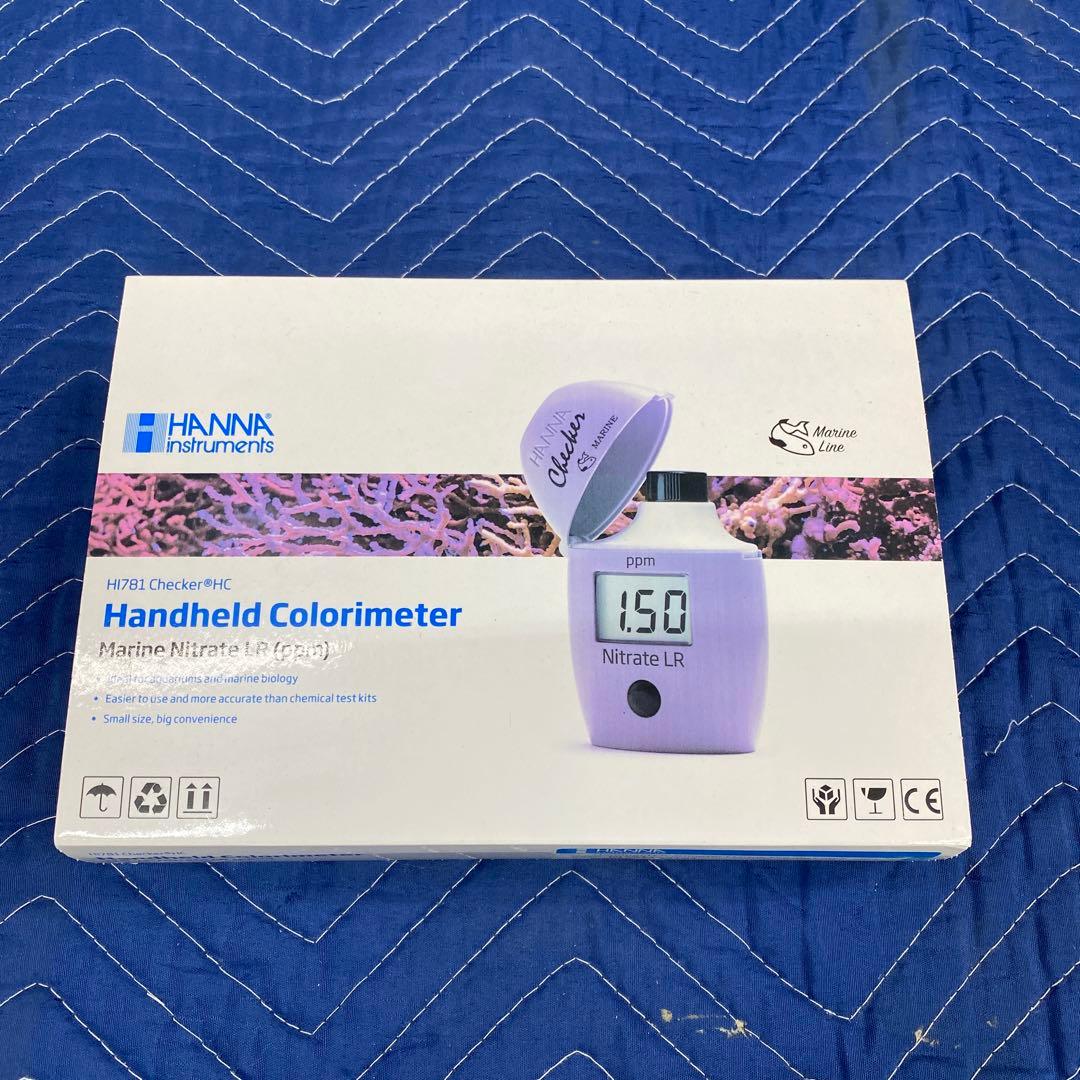 新品未使用　ハンナ　HI781 低濃度　硝酸塩　新品予備試薬25回分付き