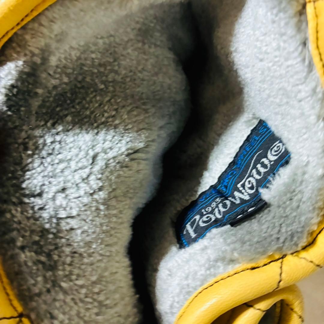 【未使用】POWWOW パウワウ　ロンググローブ　イエロー　 TYPE02 LL