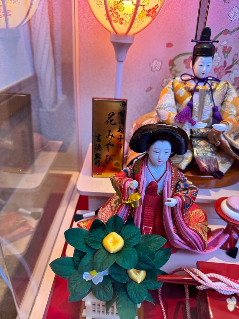 ひな人形　オルゴール付き　吉徳　田村由起子作