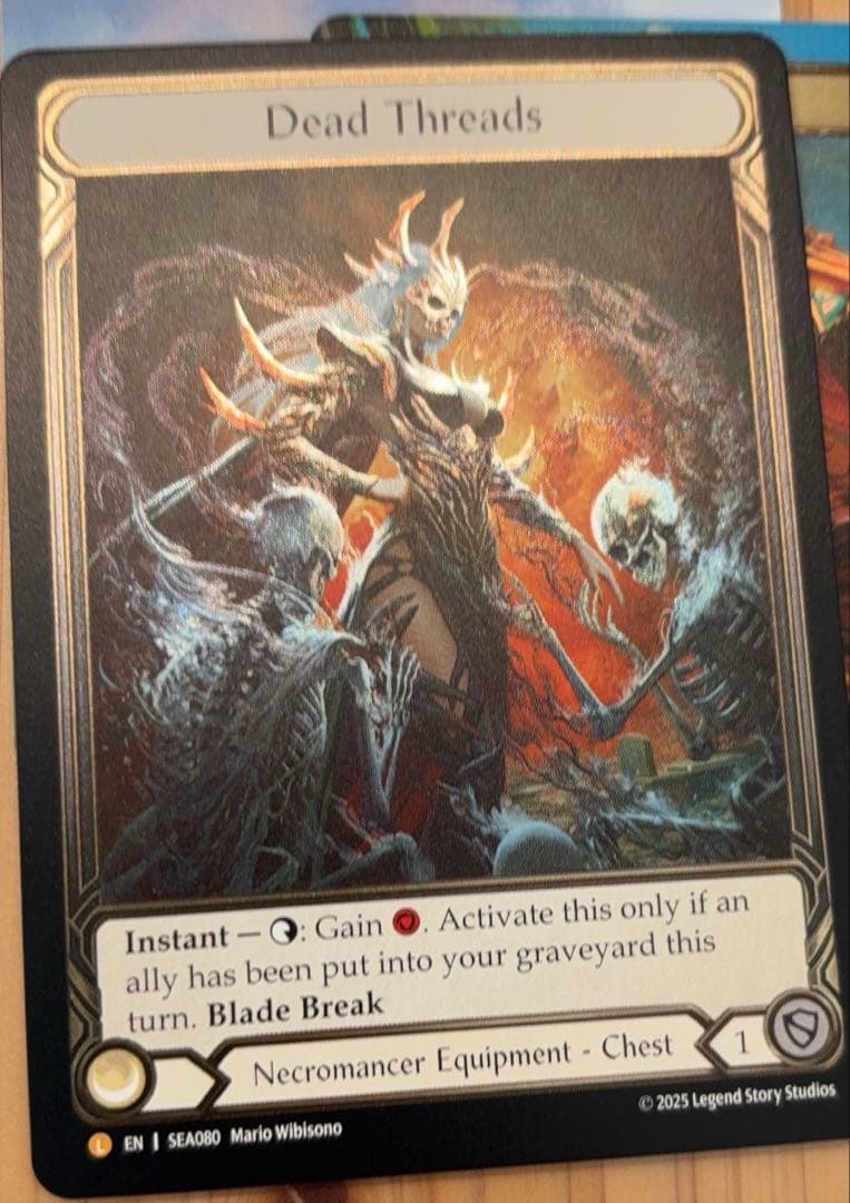 Dead Threads L SEA080 CF 1枚 FaB