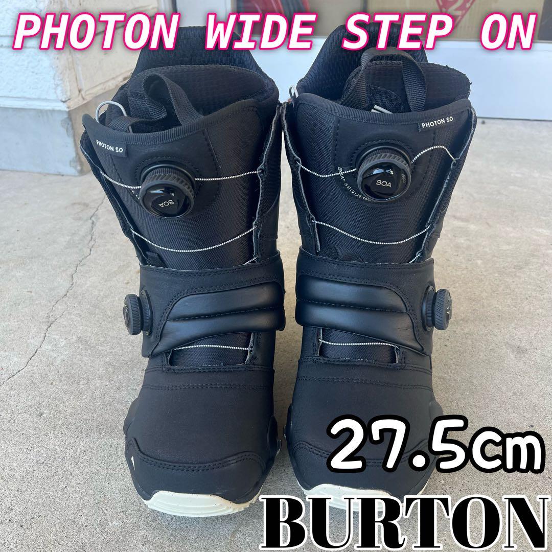 BURTON PHOTON WIDE STEP ON 27.5cm ブラック