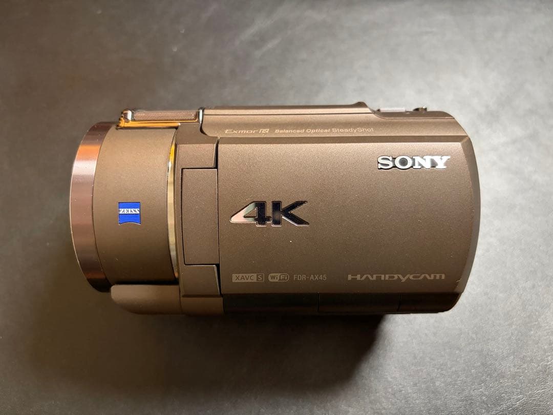 【美品】Sony 4K ハンディカム FDR-AX45A ブロンズブラウン
