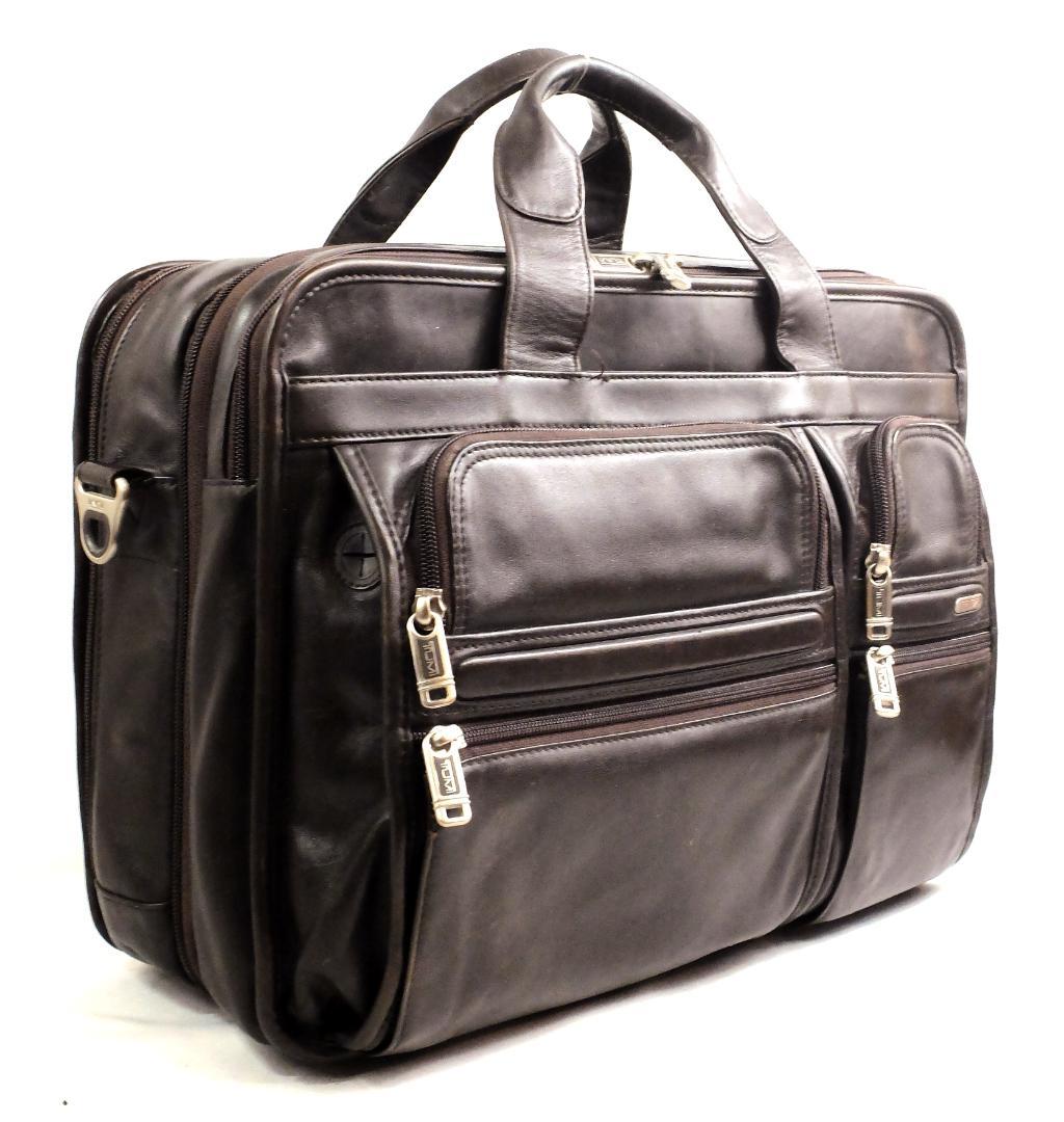 TUMI 96141BN4（廃番G4.4）レザーPCブリーフ 【稀少・ブラウン】
