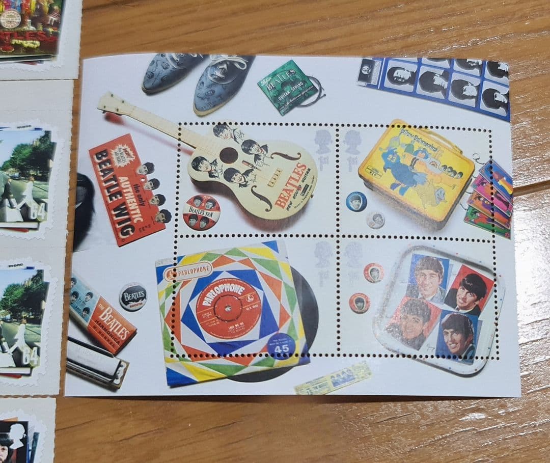 ★新品未使用ビートルズイギリスロイヤルメール 記念切手スタンプ28枚セット