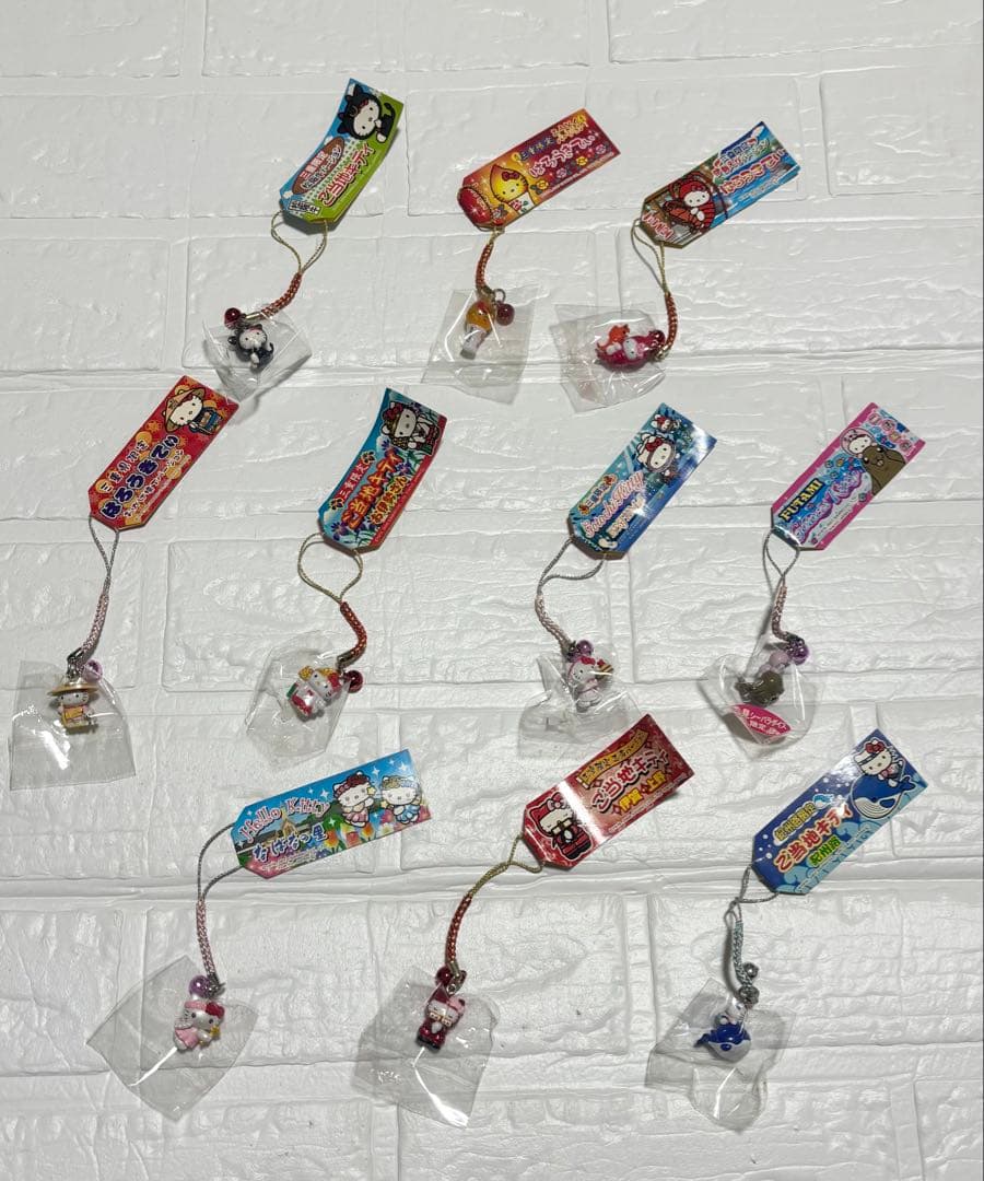 最終値下げハローキティ ご当地キティストラップ 10個セットバラ売り不可三重伊勢