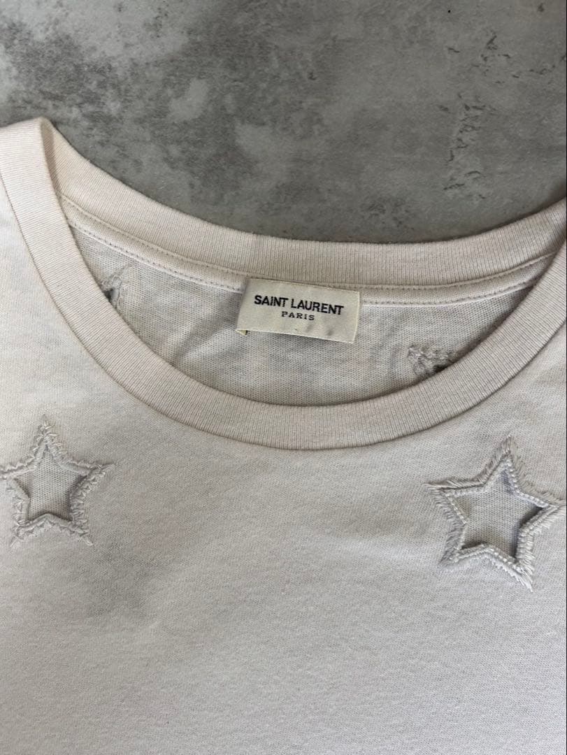 Saint Laurent Paris AW18 スターカットアウト　Tシャツ